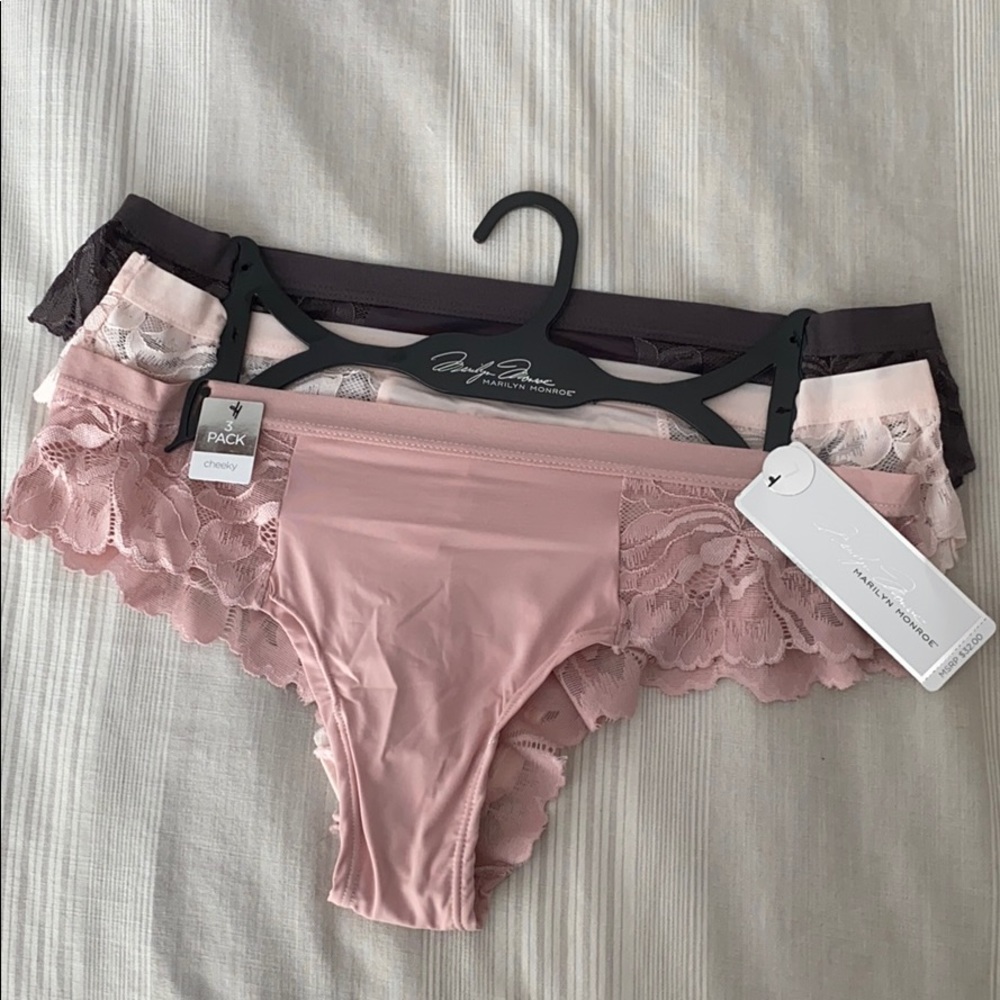 Marilyn Monroe 3-Pack Cheeky Lace Panties